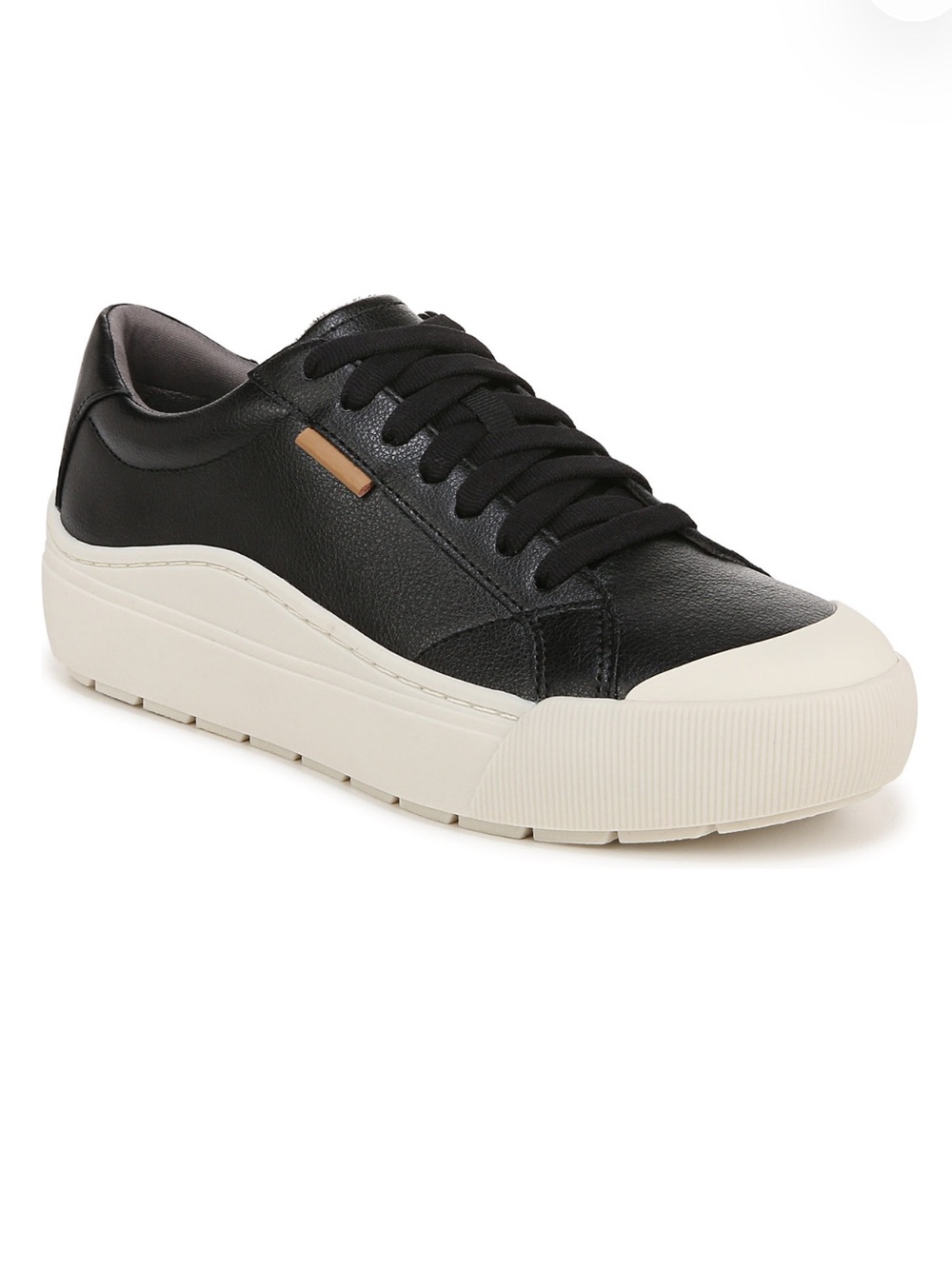 💗NIB Dr. Scholl's Women's Time Off Platform Sneakers Black - Size 7